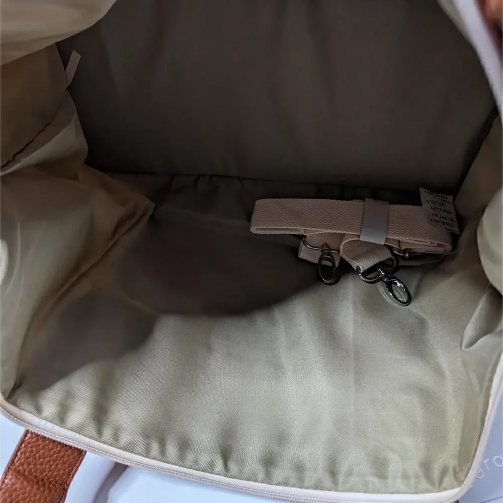 Graf Lantz Carry-On Travel Weekender Tote Bag Tan